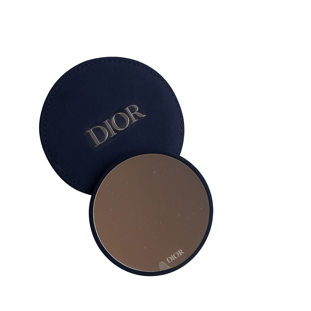 Dior Blue and Silver Round Mirror - Picture 2 of 2